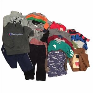 Huge Lot of 2T Boy Fall/Winter Wardrobe